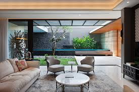 Unique house design photos this wallpapers. Hd Wallpaper House Interior Interior Design Living Rooms Swimming Pool Wallpaper Flare