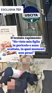 Parla il papà della bimba di 18 mesi che un 37enne senza fissa dimora ha tentato di rapire in un supermercato 📹 Intervista Alfredo Ranavolo/Tg1