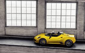 Wallpaper Alfa Romeo 4c Spider Yellow 2016 Alfa Romeo Automotive Cars 884 Wallpaper For Iphone Android Mobile And Desktop