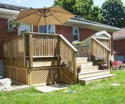 Building A Wooden Deck Over A Concrete One Deck Over Concrete Wooden Decks Concrete Deck