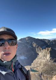 Getting blasted by wind in the Keyhole after summitting Longs. 📍Longs  Peak, Colorado #climbing #hiking #colorado #rockymountains #outdoors