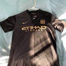 Great savings & free delivery / collection on many items. Man City Black And Gold Kit Jersey On Sale