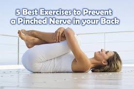 5 Best Exercises To Prevent A Pinched Nerve In Your Back Ovarian Cyst Treatment Yoga Poses Ovarian Cyst