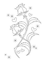 Drawings of hearts and roses. Coloring Pictures Of Hearts And Roses Coloring Home