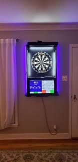 See more ideas about dartboard stand diy, dart board cabinet, outdoor dart board. Got A Blade 5 For Valentine S Day I Hung It In My Gran Board Cabinet Touch Screen Below To Keep Scores Darts
