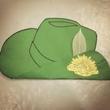 Anzac Day Slouch Hat Art And Craft Anzac Day Anzac Day For Kids Remembrance Day