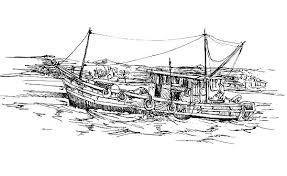 Download and print free fishing boat coloring pages to keep little hands occupied at home; Fisherman On Traditional Fishing Boat Coloring Pages Kids Play Color