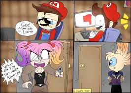 Anime Lame Smg4 By Cyrilwolff On Deviantart In 2020 Super Mario Art Mario Funny Mario Art
