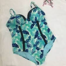 Rue 21 Rue Blue One Piece Swimsuit Suit Size 3x