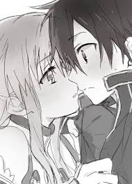 Kirito And Asuna Pismennoe Iskusstvo Risunki Risovat