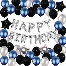 Choose from 50+ silver balloon graphic resources and download in the form of png, eps, ai or psd. Metable 100pcs Blue Black Silver Latex Balloons For Boys Men Girls Women With Happy Birthday Banner Foil Balloon For 13th 16th Ballons Accessories Aliexpress