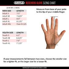 Under Armour Football Gloves Size Chart