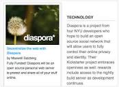 IEDGE - Diaspora, a new Social Network that will revolutionize ...