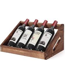 Wall Mounted Tilted Metal Wine Rack - 6 Bottles | Leroy Merlin South Africa