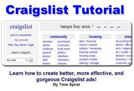 Click the post to classifieds button in the upper left of the page. How To Write An Effective Craigslist Ad Toughnickel