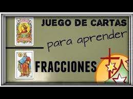 Los nuevos juegos de cocina más divertidos. Juego De Cartas Para Aprender Fracciones Colegio San Enrique Youtube