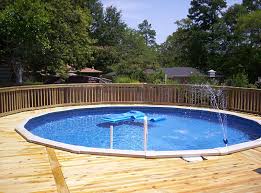 Above Ground Pool Deck In Ground Pools Above Ground Pool Swimming Pools Backyard