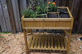 Vegtrug Elevated Divided Wood Herb Planter Box Gardener S Supply Herb Planter Box Herb Planters Planter Boxes