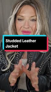 Elevate your style with this edgy yet chic Women's Studded PU Leather  Jacket! Perfect for daily outdoor wear in spring and fall. The studded  decor and sleek design will have you turning heads wherever ...