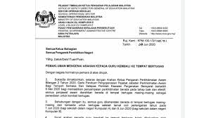 Check spelling or type a new query. Surat Arahan Kepada Guru Kembali Ke Tempat Bertugas Pendidik2u