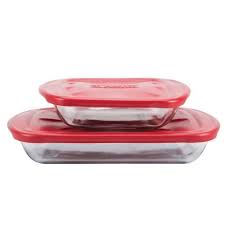 Anchor Hocking Bake N Keep Set With Lids 4 Pc Canadian Tire In 2020 Bakeware Set Bakeware Anchor Hocking Bakeware