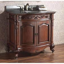If you are looking for an elegant transitional vanity with great storage, this vanity should be on the top of your. Avanity Provence 36 Inch Antique Cherry Vanity With Imperial Brown Granite Top And Undermount Sink Provence Vs36 Ac Bellacor