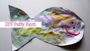 Learning how to dry oil paint fast is easy. Diy Puffy Paint Fish Activity No Time For Flash Cards