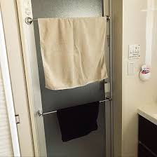 レック タオルハンガー タオル掛け バス トイレのインテリア実例 2020 04 10 14 25 54 roomclip ルームクリップ タオルハンガー タオル掛け 浴室 おしゃれ