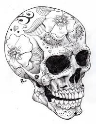 Sugar skull coloring pages are available largely for those who love it. Sugar Skulls Color Pages