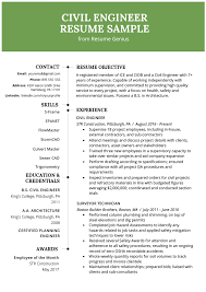 Want to save time and have your resume ready in 5 minutes? Civil Engineering Resume Example Writing Guide Resume Genius