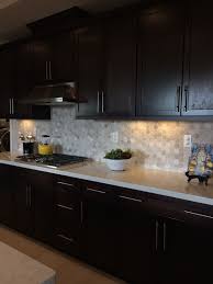 Here we've gathered a collection of dark cabinets with the added bonus of balancing dark countertops as well. Backsplash For Dark Brown Kitchen Cabinets Novocom Top