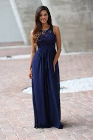 Navy Crochet Maxi Dress With Open Back Peach Prom Dresses Prom Dresses For Teens Navy Bridesmaid Dresses