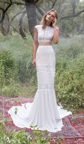 If you want accessaries, please contact us! 2 Piece Wedding Dress Boho 5e9b78