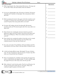 Multiple Addends Word Problems Problem Solving Worksheet Fraction Word Problems Multiplying Fractions Word Problems