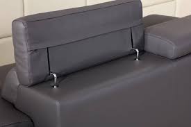 Dark gray linen furniture set sofa loveseat accent chair ottoman sofas chairs. Buy Global United 636 Sofa Loveseat And Chair Set 3 Pcs In Dark Gray Italian Leather Online