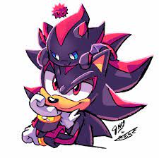 shadow and a chao xd shadow the hedgehog sonic and shadow shadow and amy