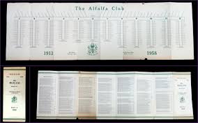 The Alfalfa Club Of Washington D C 45th
