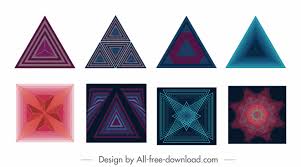 This page will provide you a shape with three sides. Decorative Elements Colored Modern Geometric Triangle Squares Shapes Free Vector In Adobe Illustrator Ai Ai Format Encapsulated Postscript Eps Eps Format Format For Free Download 2 16mb