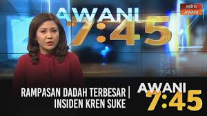 Watch astro awani live stream online tv. Awani 7 45 23 03 2021 Rampasan Dadah Terbesar Insiden Kren Suke Youtube