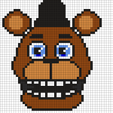 Fnafworld Freddy By Yummykittens On Kandi Patterns Pixel Art Grid Pixel Art Pattern Fnaf Crafts