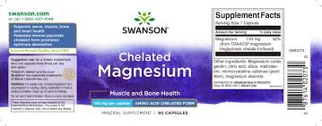 Sep 07, 2020 · generally, magnesium bisglycinate is recommended for people who have magnesium deficiency. Albion Chelated Magnesium Glycinate Swanson Health Products Europe