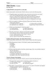 Fish cheeks answers flashcards | quizlet overview/annotation: Fish Cheeks Tipp City Exempted Village Schools
