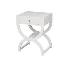 Choose from contactless same day delivery, drive up and more. Alexis One Drawer Side Table In Matte White Lacquer Burke Decor