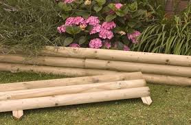 Wood Flower Bed Border Google Search Landscape Edging Diy Landscape Timber Edging Wood Garden Edging