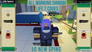 This code gave you 10 spins! Updated All Working New Shinobi Life 2 Codes 100 Spins Youtube
