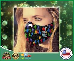 Learn how to better communicate for a happier partnership. Luxury Autism Awareness Love Needs No Words Filter Face Mask