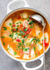 Fish Stew With Ginger And Tomatoes Recipe Fish Stew Recipes Tomato Recipes Fish Stew