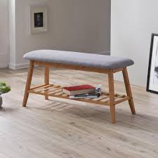 Sitzbank Mesinge Gepolstert Grau Garderobe Mit Sitzbank Sitzbank Sitzen