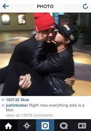 Well, on instagram, that is. Justin Bieber Shares Photo Of Selena Gomez Kissing Him Removes Quickly New York Daily News