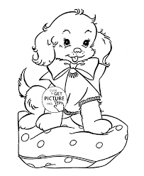 If your child is itching for a good coloring session, this cute puppy coloring page is the way to go. Cute Puppy Coloring Pages For Free Coloring Home